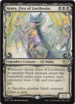 Ayara, First of Locthwain R March of the Machine: Multiverse Legends 13 - LP MTG - Image 1