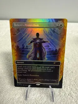MTG Teferi's Protection (1691) (Rainbow Foil) Secret Lair Drop Foil - Image 1