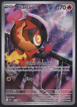 Pokemon Charcadet MEP 022 Illustration Rare Black Star Promo Phantasmal Flames - Image 1