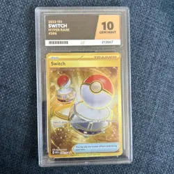 Switch 206/165 Pokemon TCG 151 Ace Graded 10 Scarlet & Violet - Image 1