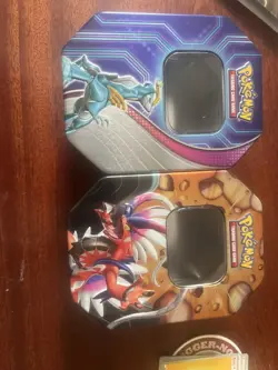 Pokemon Tins Set Of 2 Empty - Image 1