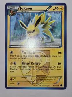 Pokemon TCG Jolteon Plasma Freeze 34/116 Regular Uncommon - Image 2