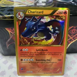 Pokemon Charizard 136/135 BW Plasma Storm Secret Rare Holo LP-NM - Image 1