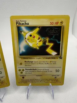 1999 Vintage Pokemon Pikachu promo WB Kids Pokemon first movie stamp lot of 2 - Image 4