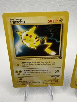 1999 Vintage Pokemon Pikachu promo WB Kids Pokemon first movie stamp lot of 2 - Image 5