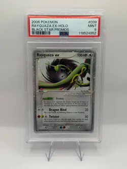 POKEMON RAYQUAZA EX BLACK STAR PROMO HOLO 039 PSA 9 MINT INVEST - Image 1