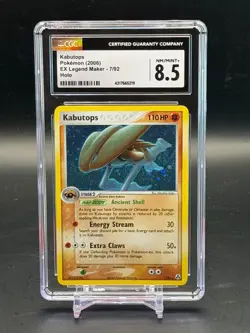 CGC 8.5 NM/Mint+ Kabutops EX Legend Maker Holo Pokemon 7/92 - Image 1