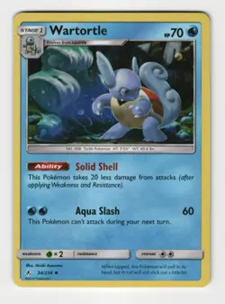 Wartortle 34/214 Cosmos Holo Promo Unbroken Bonds Pokemon LP - Image 1