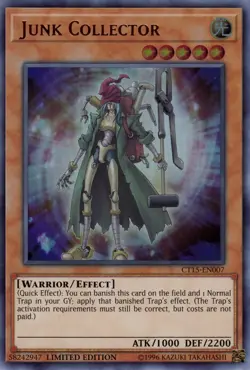 Yugioh - Junk Collector (Ultra Rare) (Limited Edition) - CT15-EN007 P - Image 1