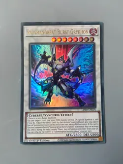 Salamangreat Burst Gryphon - Ultra Rare 1st Edition LD10-EN004 Yugioh - Image 1