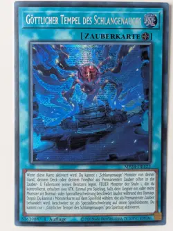 Gottlicher Tempel des Schlangenauges MP24-DE123 Secret Rare DE NM YUGIOH - Image 1