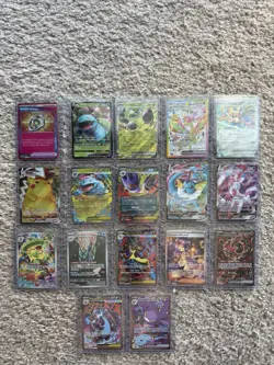 Pokemon TCG Collection 17 Card Lot Rares/Illustration Rare/Full Art/EX - Image 1