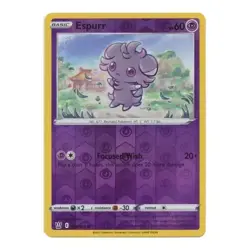 Espurr 060/163 Reverse Holo Rare Battle Styles Pokemon Cards TCG Near Mint NM - Image 1