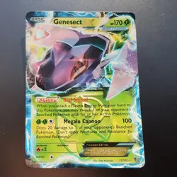 Genesect EX (Team Plasma) 11/101 Plasma Blast Holo Rare Pokemon Card VGood Condi - Image 1