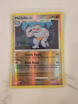 Machoke - 41/100 - Uncommon - Reverse Holo Pokemon card - Stormfront - LP - Image 1
