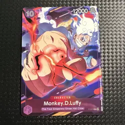 Monkey.D.Luffy (BANDAI CARD GAMES Fest 23-24) P-041 English Promo Emotion - Image 2