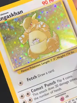 Kangaskhan 5/64 Jungle set Holo Rare Vintage WOTC Pokemon Card - Image 3
