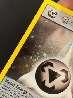 Metal Energy 19/111 Neo Genesis swirl Holo Rare Vintage WOTC Pokemon Card - Image 3