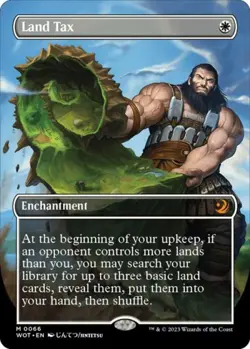 MTG English Land Tax (Anime Borderless) NM Normal - Image 1