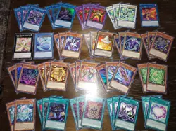Yugioh @Ignister Deck Of 74 Cards - Dark Templar, Phoenix, Leviathan, Etc. - Image 1