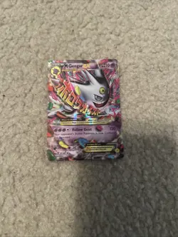 Pokemon TCG Black Star Promo Card M Gengar EX Shiny Holo Foil Rare XY166 - Image 1