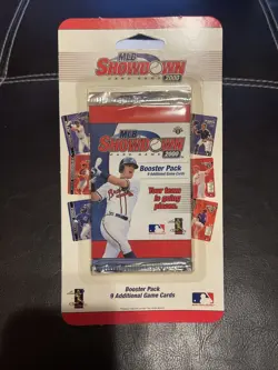 2000 MLB SHOWDOWN CARD GAME 1ST EDITION BOOSTER PACK FACTORY SEALED BLISTER - Image 1