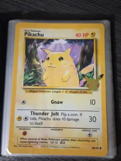 Pokemon Jumbo Card Lot Pikachu Bulbasaur Charmander Squirtle Celebration Binder! - Image 1