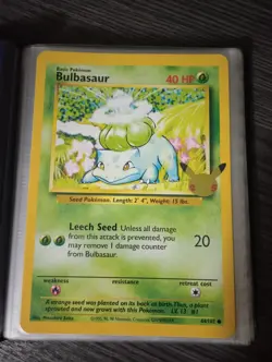 Pokemon Jumbo Card Lot Pikachu Bulbasaur Charmander Squirtle Celebration Binder! - Image 2