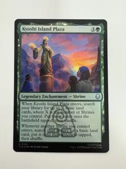 Kyoshi Island Plaza Foil MTG Magic the Gathering Card NM Near Mint TLA - Image 1