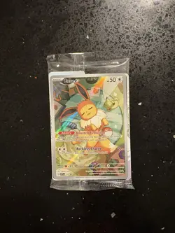 Pokemon TCG Eevee - 173 SVP Prismatic Evolutions ETB Promo Card Pack SEALED - Image 1