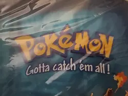 New 1999 BLOCKBUSTER - POKEMON - Clear Blue Trading Card 3-Ring Zipper Binder - Image 5