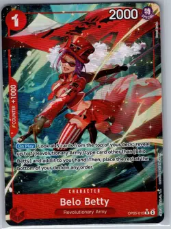 Belo Betty (Full Alt Art) OP05-015 Premium Booster - - One Piece Card Game - NM - Image 1
