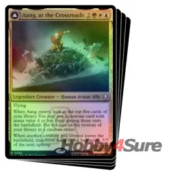 Foil Aang, At The Crossroads X4 M/NM Magic MTG Avatar: The Last Airbender - Image 1