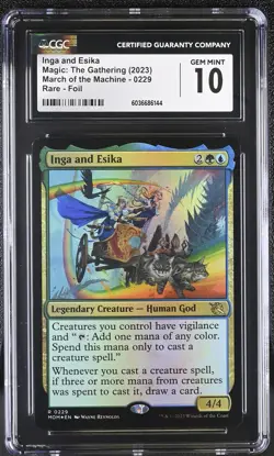 INGA AND ESIKA March of the Machine Foil CGC 10 Gem Mint MTG - Image 1