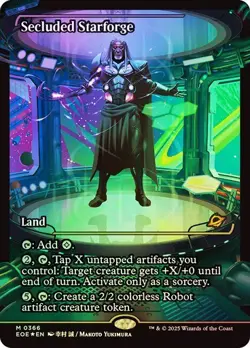MTG - Secluded Starforge - Showcase Foil - Edge of Eternities - Magic - Image 1