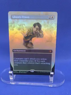 Magic the Gathering Special Guests Ghostly Prison #0019 Borderless Foil Mythic - Image 1