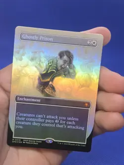 Magic the Gathering Special Guests Ghostly Prison #0019 Borderless Foil Mythic - Image 2