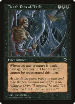 mtg magic Death Pits of Rath tempest ENGLISH Mort-fosses de Rajh tempete - Image 1