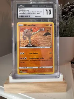 Hitmonlee Holo 011/034 Trading Card Game Classic CLV Pokemon CGC 10 - Image 1