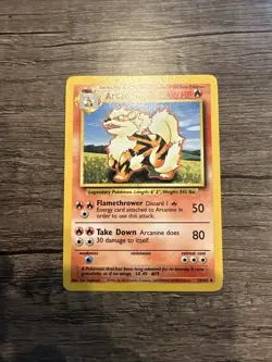 Arcanine 23/102 Base Set Unlimited Pokemon TCG - Image 1