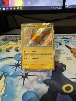 Pokemon Pikachu Shiny Rare Sv: Paldean Fates 131/091 - Image 1