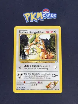 Pokemon TCG Blaine's Kangaskhan Gym Heroes 36/132 Regular LP. - Image 1