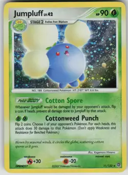 Pokemon TCG Jumpluff Holo Rare Secret Wonders 11/132 - Image 1