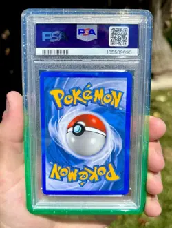 2003 Pokemon PSA 9 Meowth HOLO🚀🙀PROMO w/ SWIRL 🌀- 013 -& ECLIPSE GRADEDGUARD - Image 3
