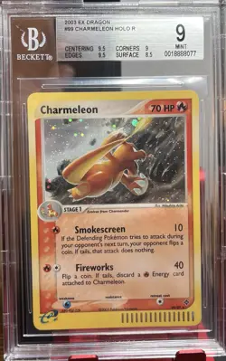 Pokemon TCG Charmeleon EX Dragon 99/97 Holo Secret Rare BGS 9 - Image 1