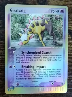 Girafarig 16/97 EX Dragon Reverse Holo Rare 2003 Pokemon - Image 1