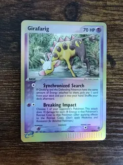Girafarig 16/97 EX Dragon Reverse Holo Rare 2003 Pokemon - Image 2