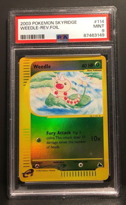 Weedle Reverse Holo | Skyridge | PSA 9 Mint | englisch | Hornliu | Pokemon - Image 1