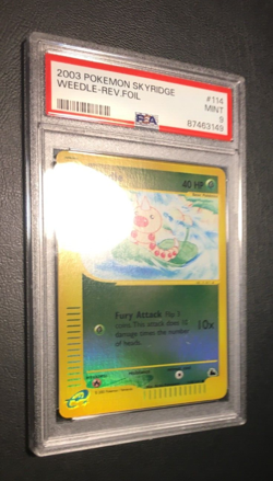 Weedle Reverse Holo | Skyridge | PSA 9 Mint | englisch | Hornliu | Pokemon - Image 3