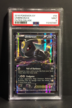 2016 Umbreon EX | Fates Collide | PSA 9 Mint | englisch | Nachtara | Pokemon - Image 1